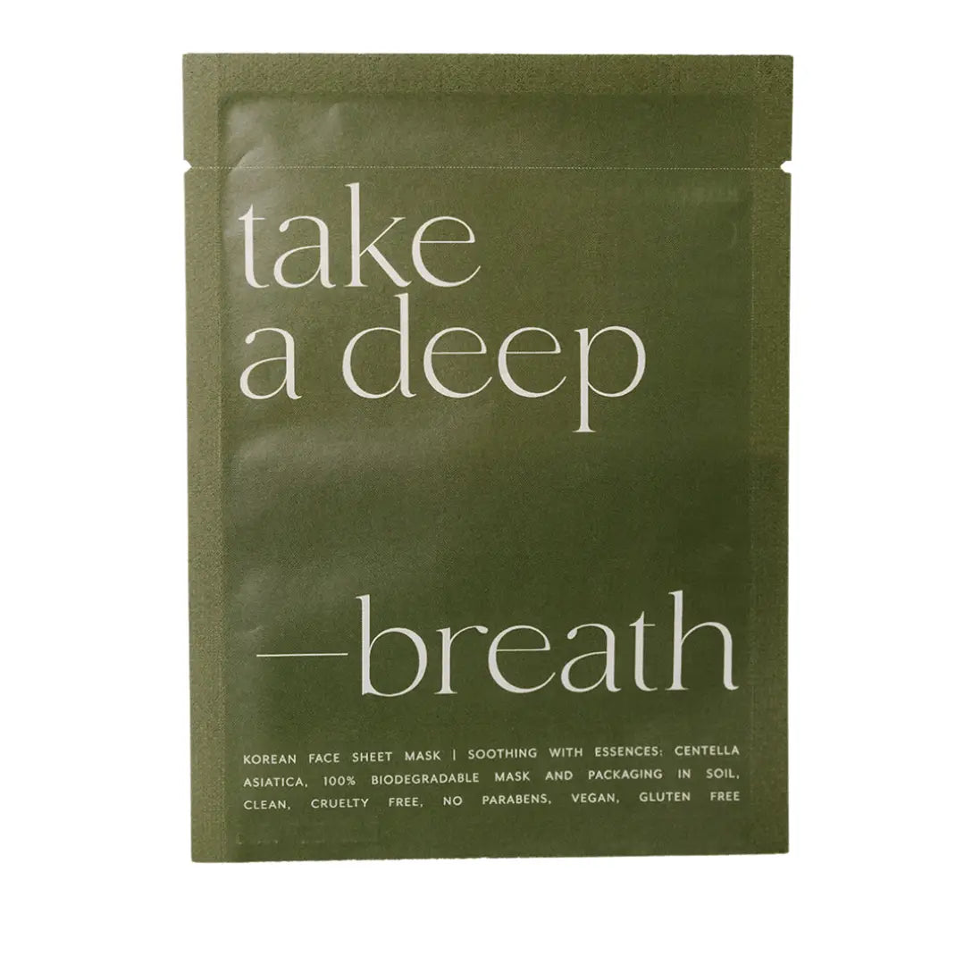 Take a Deep Breath Sheet Mask, a Lucky Owl sheet mask