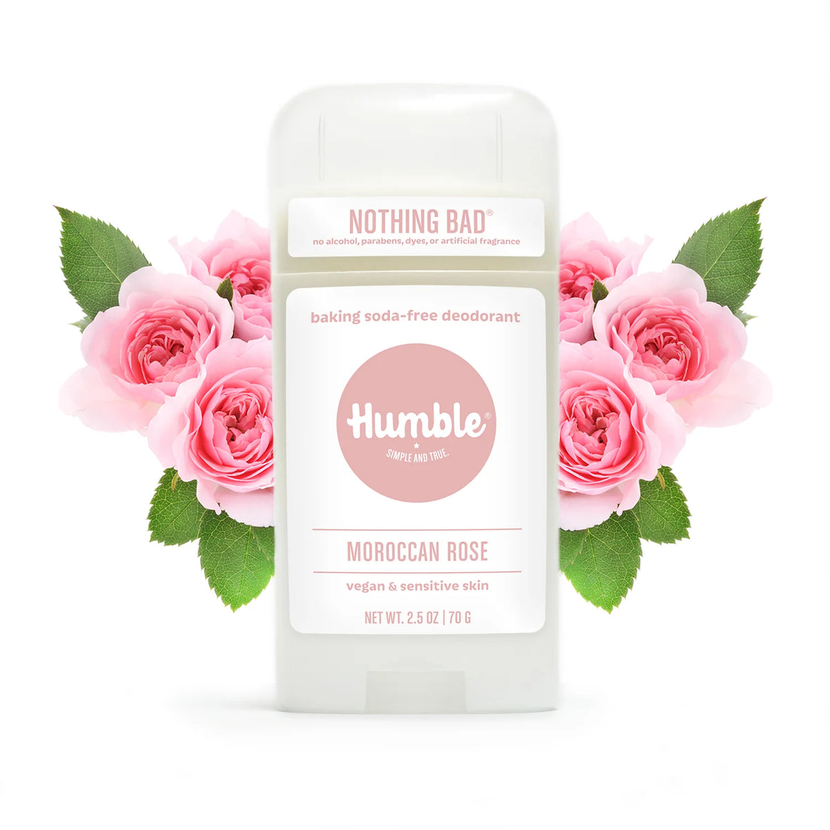 Vegan Moroccan Rose Natural Deodorant by Humble