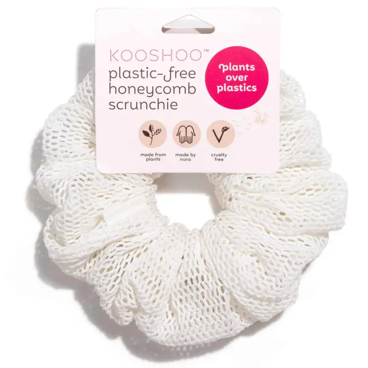 Plastic-Free Honeycomb Scrunchie by Kooshoo
