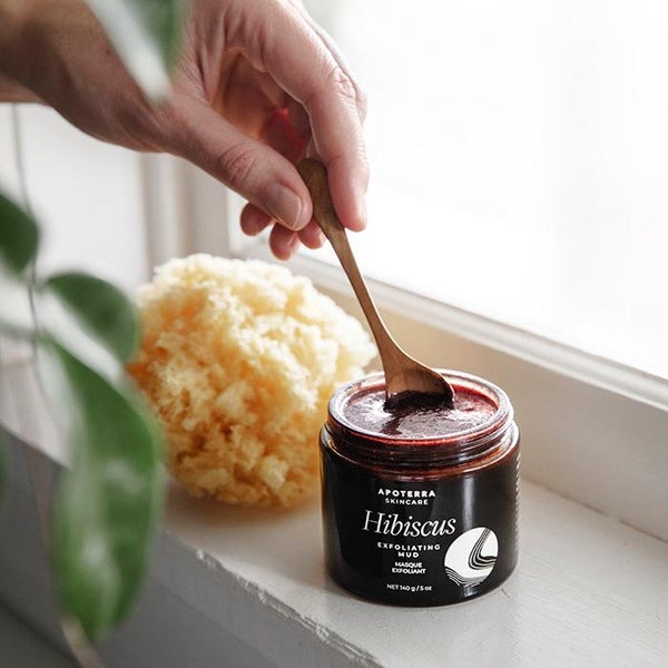 Hibiscus Exfoliating Mud by Apoterra
