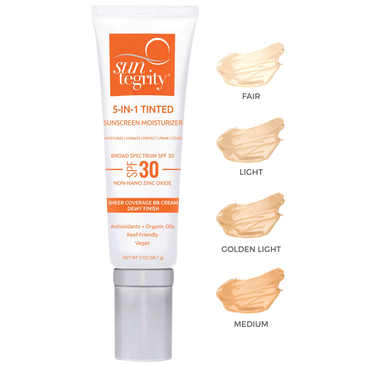 5 in 1 Tinted Sunscreen Moisturizer - MEDIUM