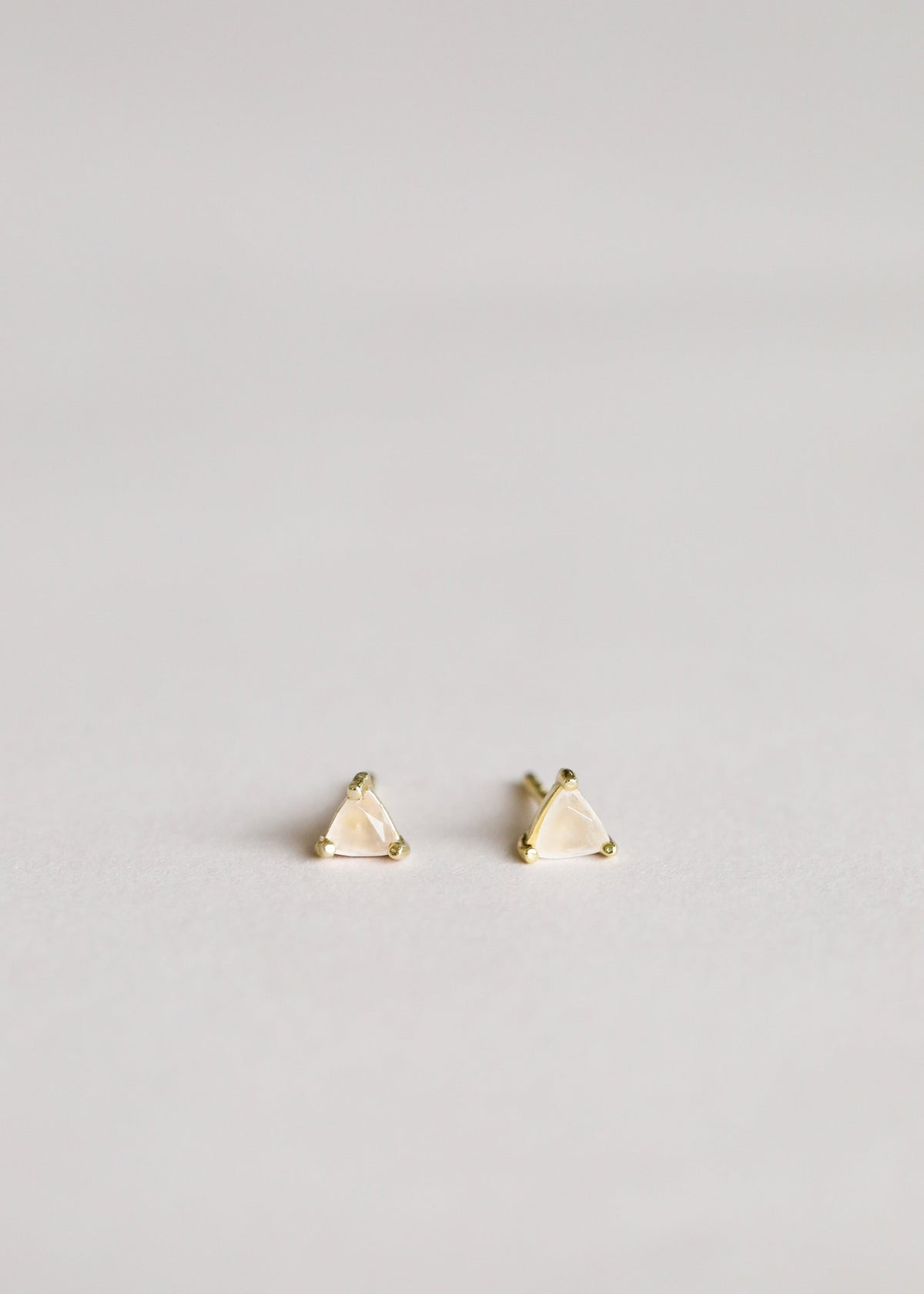 Mini Energy Gem Earrings - Rose Quartz - Love by JaxKelly