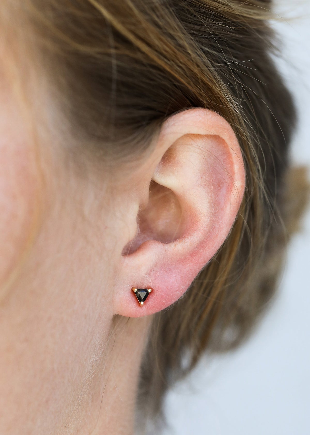 Mini Energy Gem Earrings - Black Tourmaline - Protection by JaxKelly