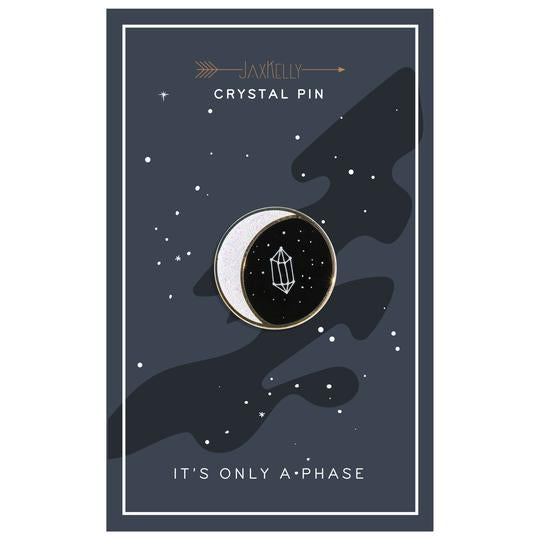"It's Only a Phase" - Moon Phase Enamel Pin