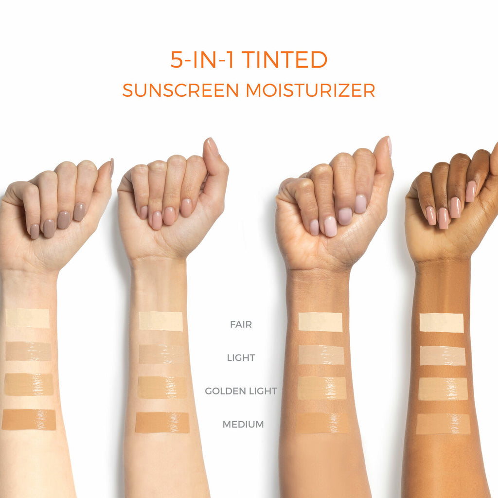 5 in 1 Tinted Sunscreen Moisturizer - FAIR