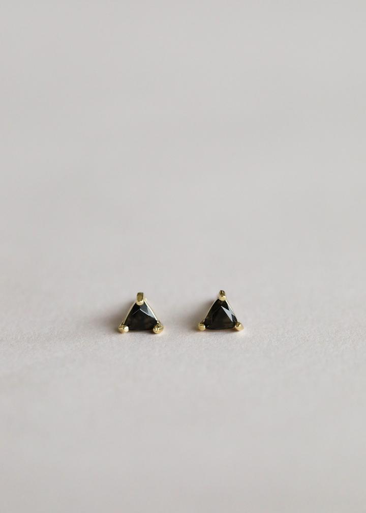 Mini Energy Gem Earrings - Black Tourmaline - Protection by JaxKelly