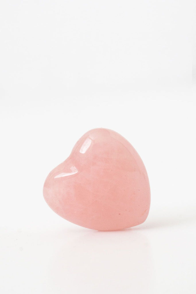 Rose Quartz Heart Reiki Crystal