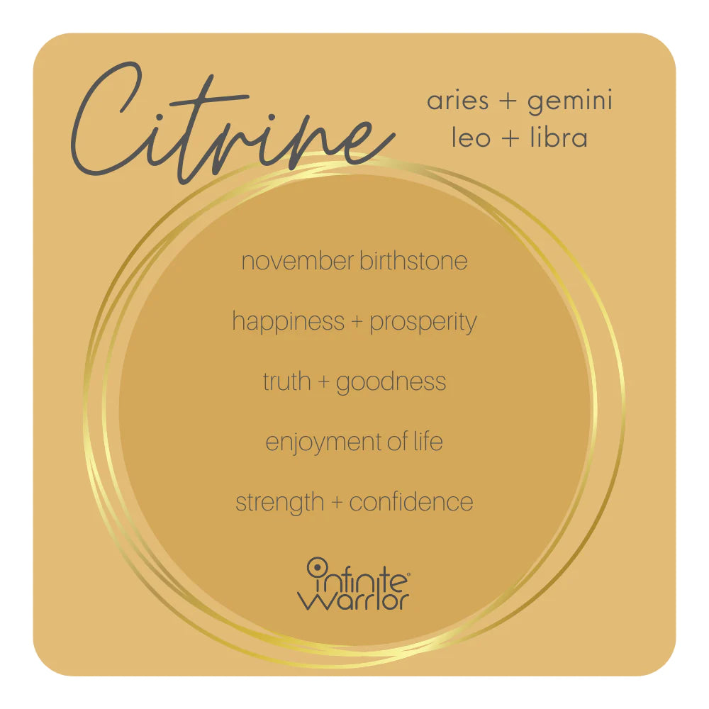 Citrine Crystal Bracelet | Honey