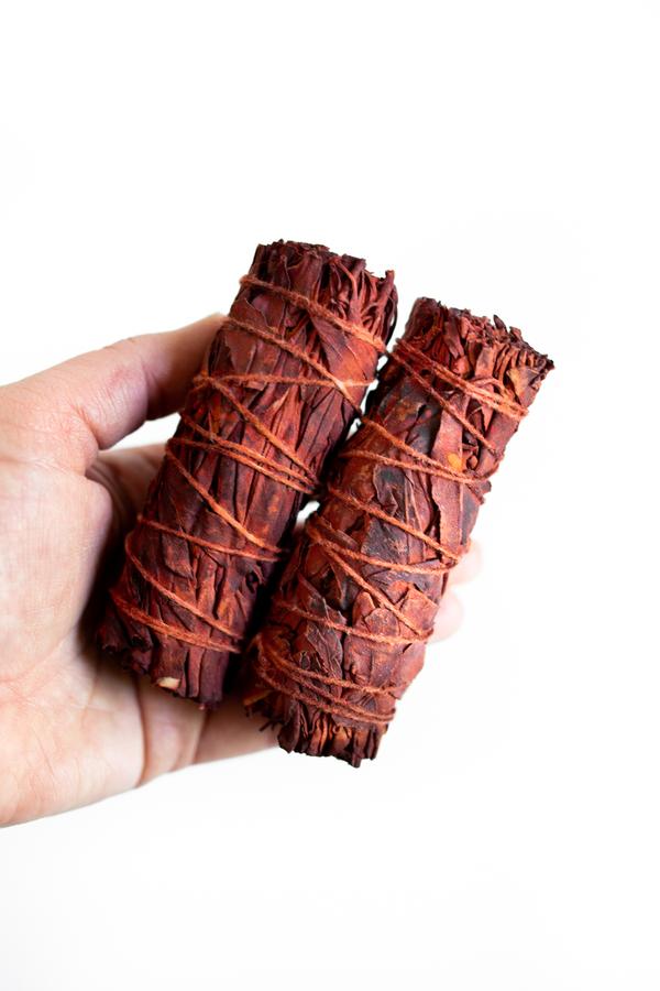 Dragon's Blood Sage Smudge Stick by Apothecary Co