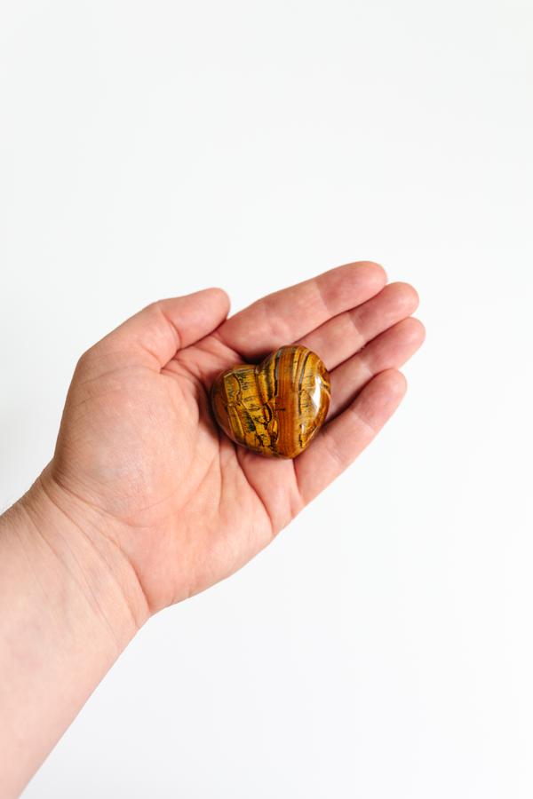 Tiger's Eye Heart by Apothecary Co