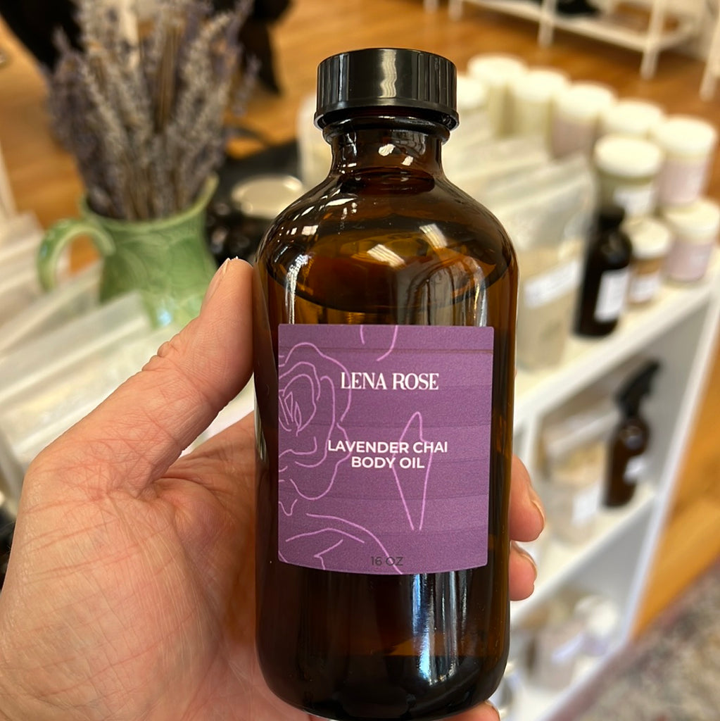 Lena Rose Body Oil - Lavender Chai