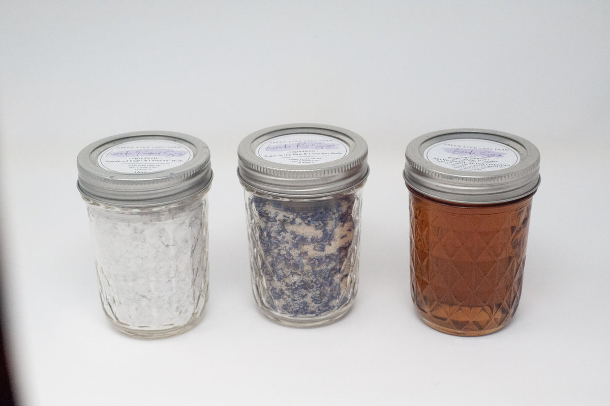 Organic Lavender Syrup by Green Eyed Lady Farm
