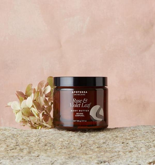 Rose + Violet Leaf Body Butter by Apoterra