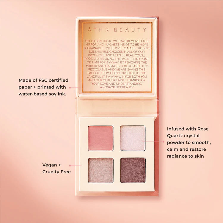 ROSE QUARTZ CRYSTAL QUAD by Aether Beauty